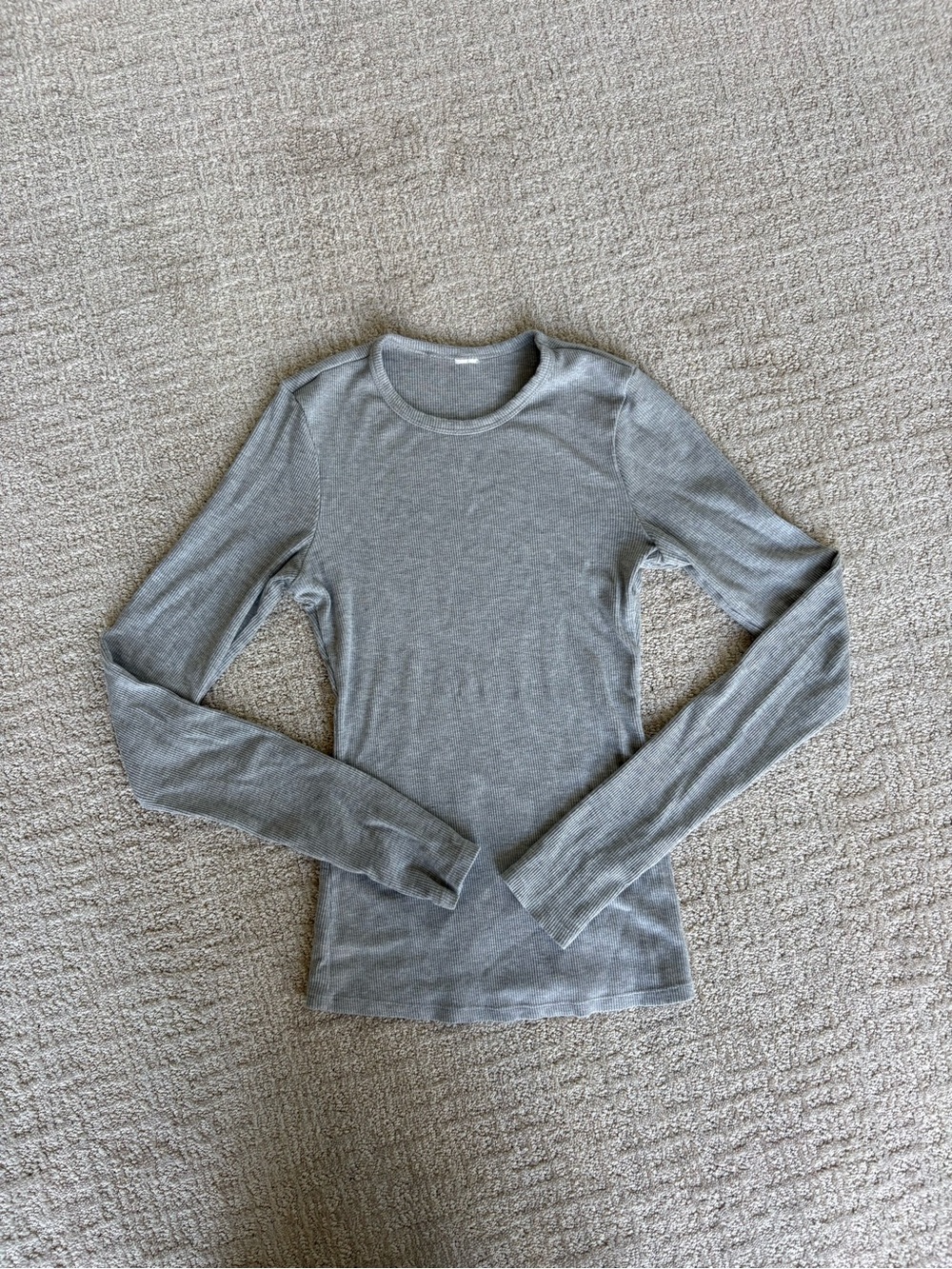 Alo Ribbed Modal Long Sleeve - Picture 2 of 6